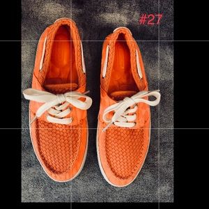 SOLD✅✅ New Coach Signature Malania Canvas Boat Shoes Sz 6.5